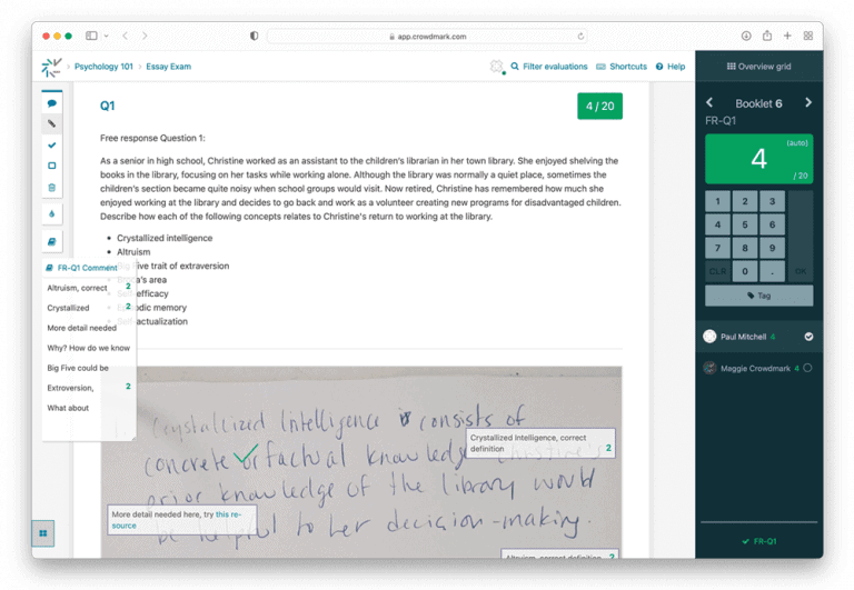 Crowdmark Dal Sign In Grading and Assessment - Crowdmark
