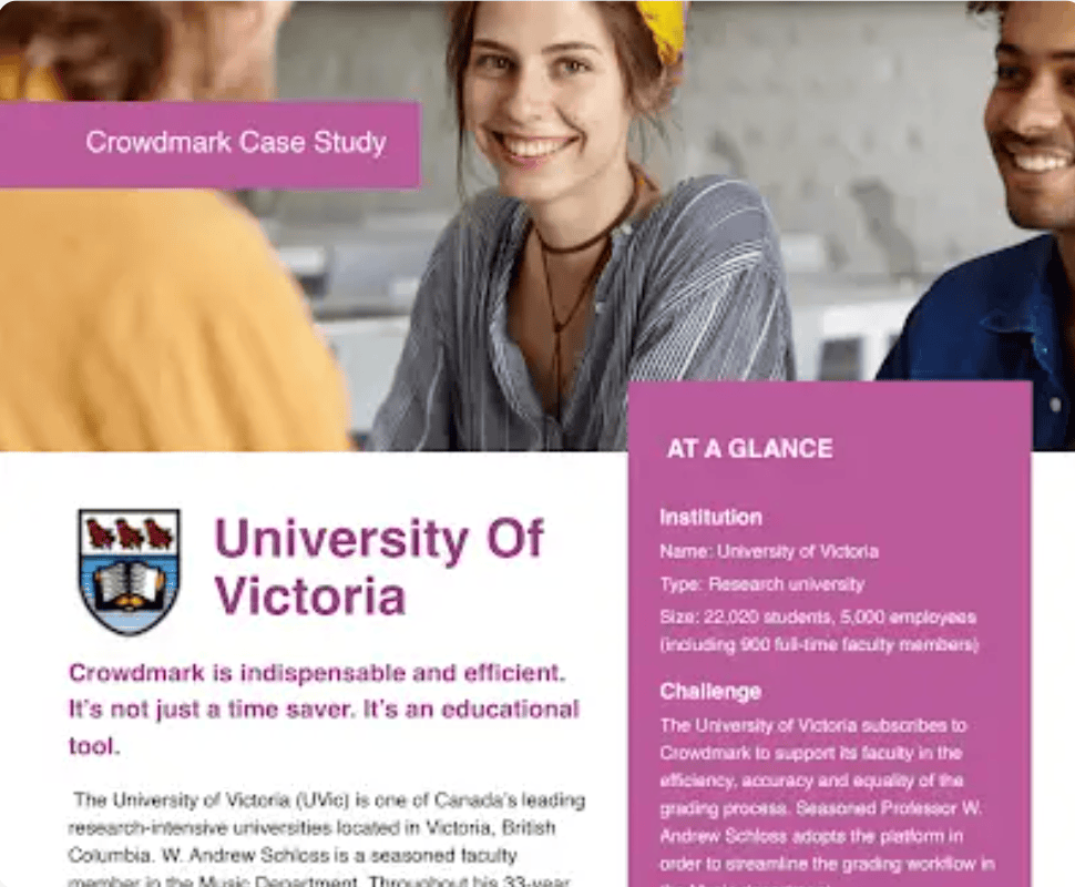 Crowdmark Case Studies - Crowdmark