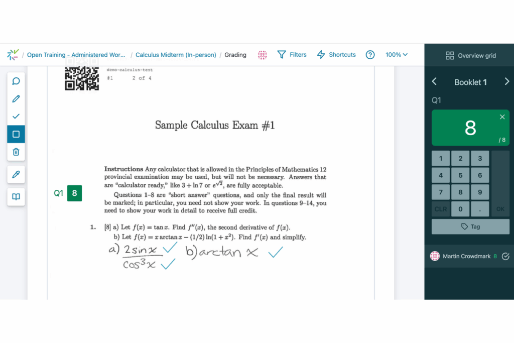 Grading and Assessment - Crowdmark